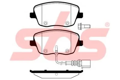 Комплект тормозных колодок, дисковый тормоз sbs купить