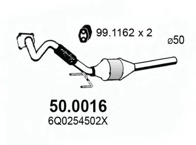 Катализатор для переоборудования ASSO купить