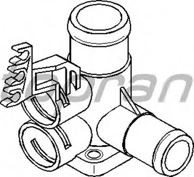 Фланец охлаждающей жидкости TOPRAN купить