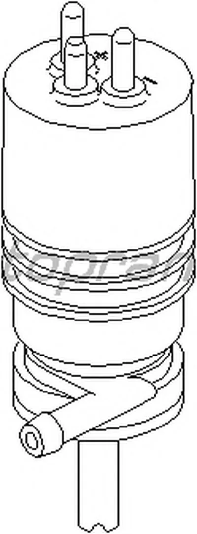 Водяной насос, система очистки окон; Водяной насос, система очистки фар TOPRAN купить