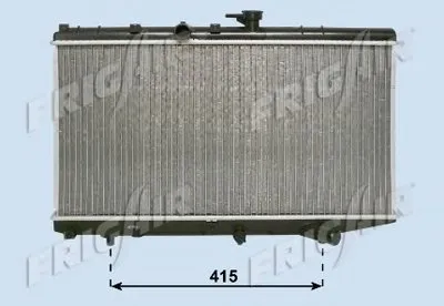 Радиатор, охлаждение двигателя FRIGAIR купить