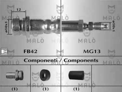 Тормозной шланг MALÒ купить