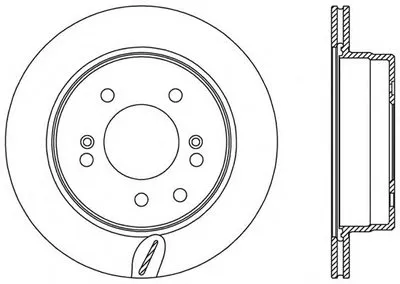 Тормозной диск ADAPTIVE OPEN PARTS купить