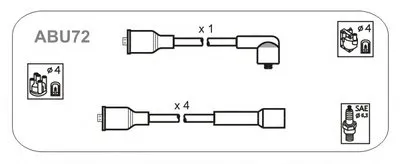 Комплект проводов зажигания JANMOR купить