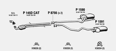 Система выпуска ОГ FENNO купить