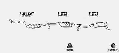 Система выпуска ОГ FENNO купить