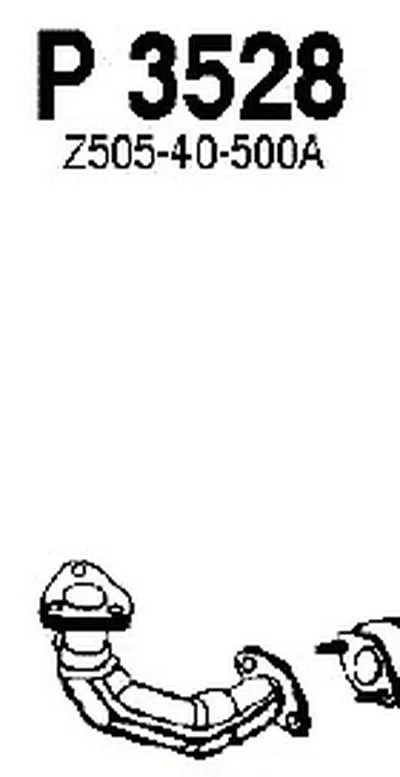 Труба выхлопного газа FENNO купить