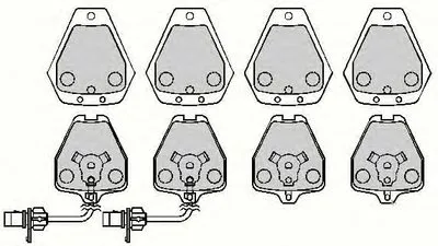 Комплект тормозных колодок, дисковый тормоз ANL Braking COMLINE купить
