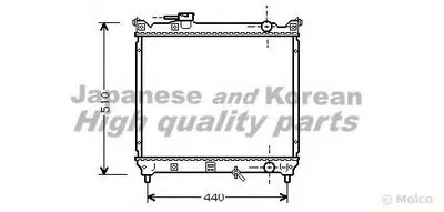Радиатор, охлаждение двигателя ASHUKI купить