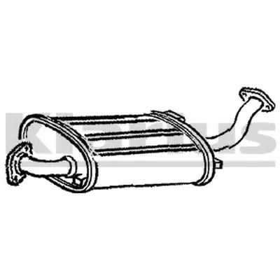 Средний глушитель выхлопных газов KLARIUS купить