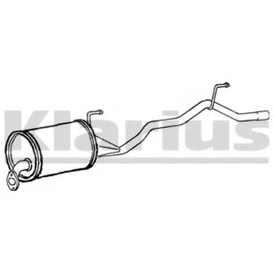 Глушитель выхлопных газов конечный KLARIUS купить