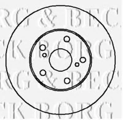 Тормозной диск BORG & BECK купить