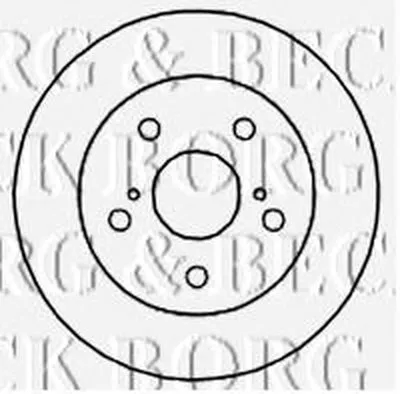 Тормозной диск BORG & BECK купить
