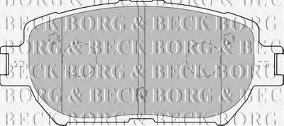 Комплект тормозных колодок, дисковый тормоз BORG & BECK купить