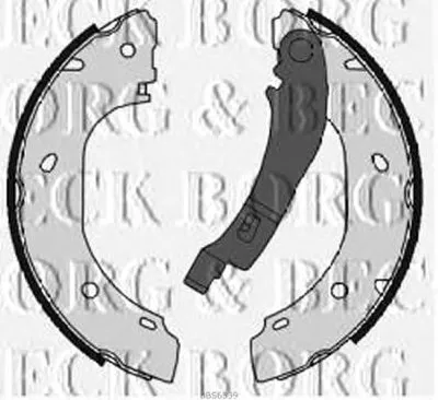 Комплект тормозных колодок BORG & BECK купить