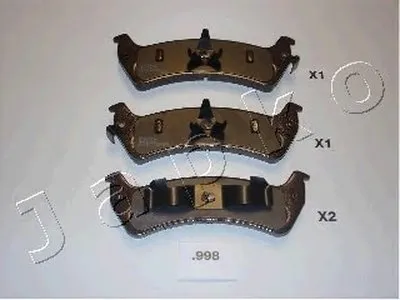 Комплект тормозных колодок, дисковый тормоз JAPKO купить