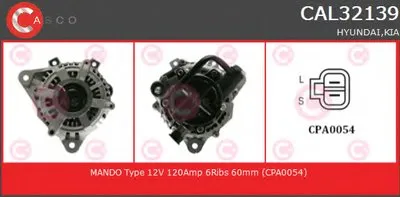 Генератор GENUINE SERIES CASCO купить