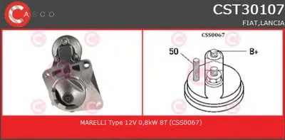 Стартер GENUINE SERIES CASCO купить