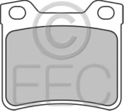 Комплект тормозных колодок, дисковый тормоз EEC купить