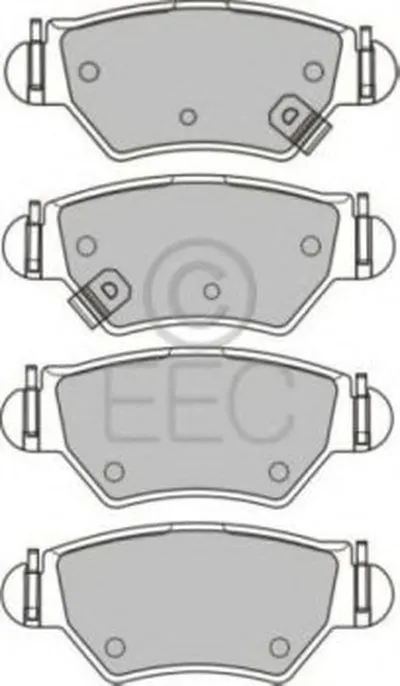 Комплект тормозных колодок, дисковый тормоз EEC купить