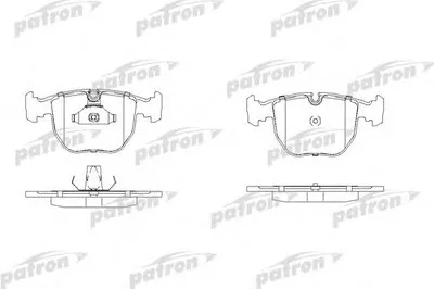 Комплект тормозных колодок, дисковый тормоз PATRON купить
