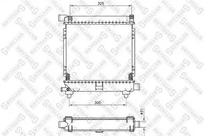 Радиатор, охлаждение двигателя STELLOX купить