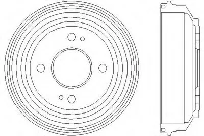 Тормозной барабан HELLA PAGID купить