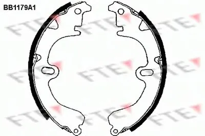 Комплект тормозных колодок FTE купить