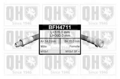 Тормозной шланг QUINTON HAZELL купить