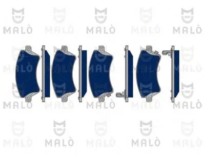 Комплект тормозных колодок, дисковый тормоз MALÒ купить