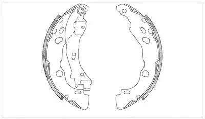 Комплект тормозных колодок ADVANCE OPEN PARTS купить