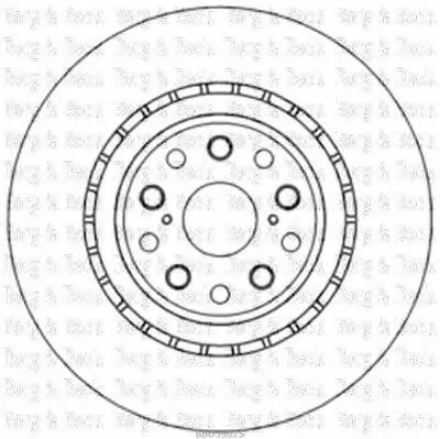 Тормозной диск BORG & BECK купить