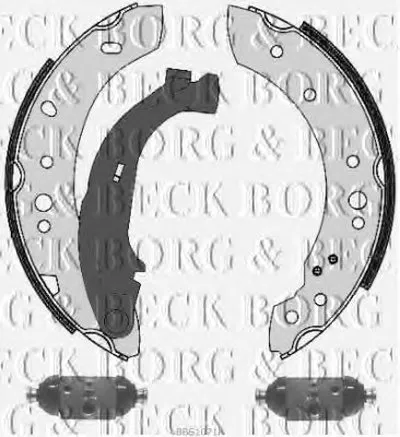 Комплект тормозных колодок BORG & BECK купить