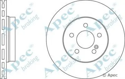 Тормозной диск APEC braking купить