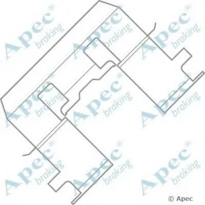 Комплектующие, тормозные колодки APEC braking купить