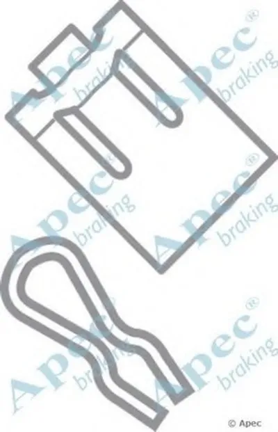 Комплектующие, тормозные колодки APEC braking купить