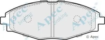 Комплект тормозных колодок, дисковый тормоз APEC braking купить