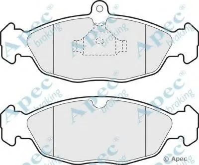 Комплект тормозных колодок, дисковый тормоз APEC braking купить