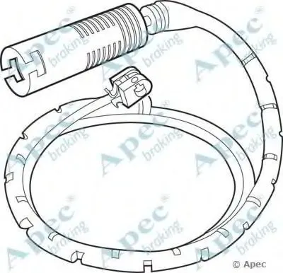 Указатель износа, накладка тормозной колодки APEC braking купить
