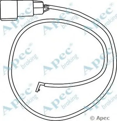 Указатель износа, накладка тормозной колодки APEC braking купить