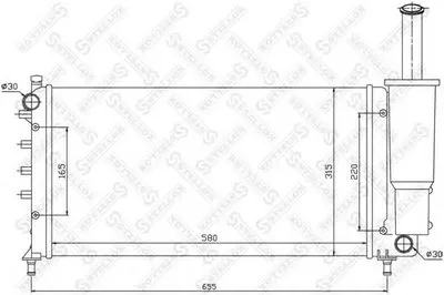 Радиатор, охлаждение двигателя STELLOX купить