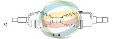 Приводной вал ODM-MULTIPARTS купить