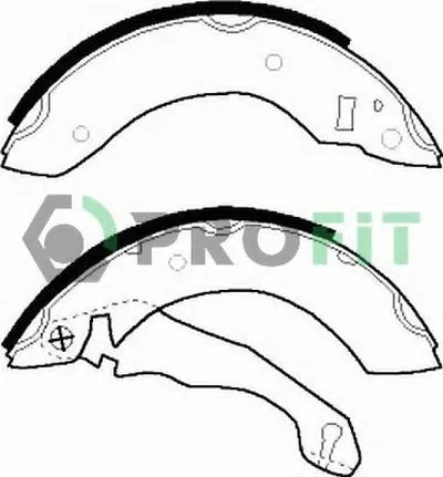 Комплект тормозных колодок PROFIT купить