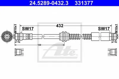 Тормозной шланг ATE купить