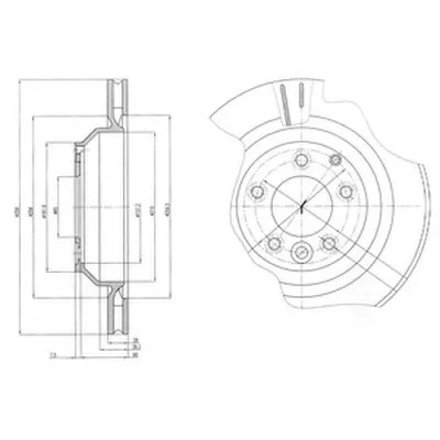 Тормозной диск DELPHI купить