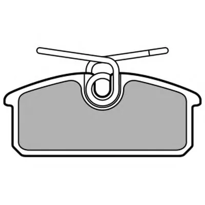 Комплект тормозных колодок, дисковый тормоз DELPHI купить