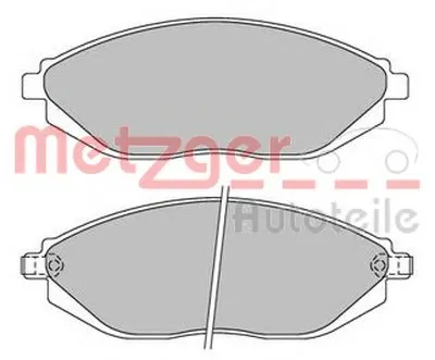 Комплект тормозных колодок, дисковый тормоз METZGER купить