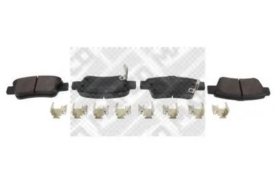 Комплект тормозных колодок, дисковый тормоз MAPCO купить