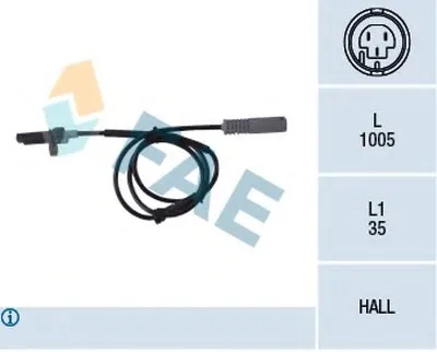 Датчик, частота вращения колеса FAE купить
