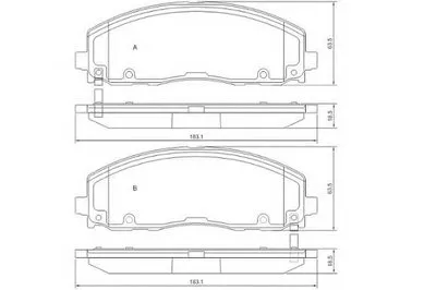 Комплект тормозных колодок, дисковый тормоз E.T.F. купить